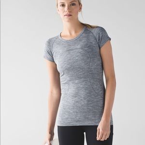 LULULEMON grey swiftly tech shirt